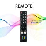AYKON 139 cm (55 Inches) 4K QLED HD Smart LED TV (1 GB + 8 GB) with Voice Remote