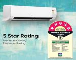 LG 1.5 Ton 5 Star DUAL Inverter Split AC (Copper, AI Convertible 6-in-1 Cooling, 4 Way, HD Filter with Anti-Virus Protection, 2024 Model, TS-Q19YNZE, White)