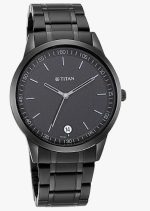 Titan Black Dial Analog Watch for Men -1806NM01