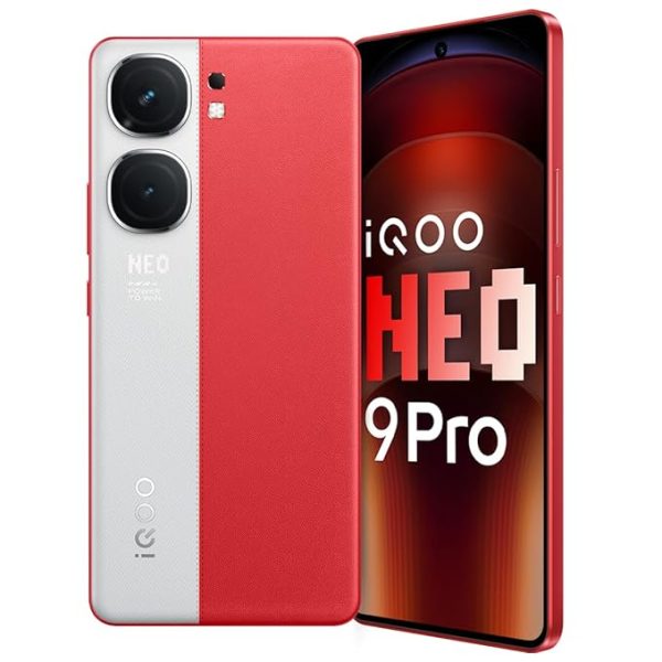 iQOO Neo9 Pro 5G (Fiery Red, 8GB RAM, 128GB Storage) Snapdragon 8 Gen 2 Processor Supercomputing Chip Q1 Flagship Level Sony IMX920 Camera