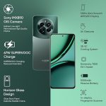 realme NARZO 70 Pro 5G (Glass Green, 8GB RAM,256GB Storage) Dimensity 7050 5G Chipset Horizon Glass Design Segment 1st Flagship Sony IMX890 OIS Camera